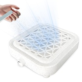 KmaxShip Nail Dust Collector with Turbine Brushless Motor 4000 rpm, Turbo Nail Fan Extractor Sucker, Manicures Vacuum Cleaner, Reusable Filter for Acrylic Nail Polishing Art Tech, Home & Salon