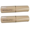 Pack of 2 Makeup Revolution Beauty Fast Base Stick Foundation,