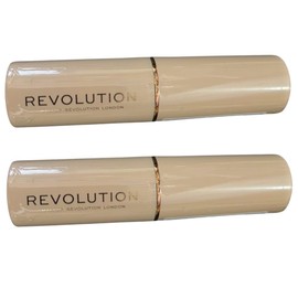 Pack of 2 Makeup Revolution Beauty Fast Base Stick Foundation, F17