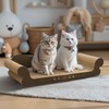 DWCN 26" Large Cat Scratcher Bed, Durable Cardboard Cat Couch