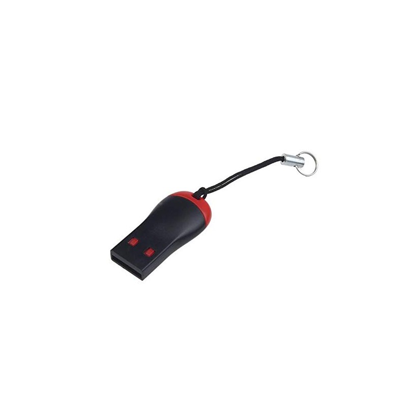 FunDisc USB 2.0 MicroSD T-Flash TF Memory Card Reader whistle