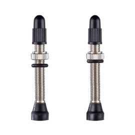HZJD 2PCS Tubeless Valves, Brass Tubeless Valve Stem(40 mm), 1PSC Valve Core Remover Tool