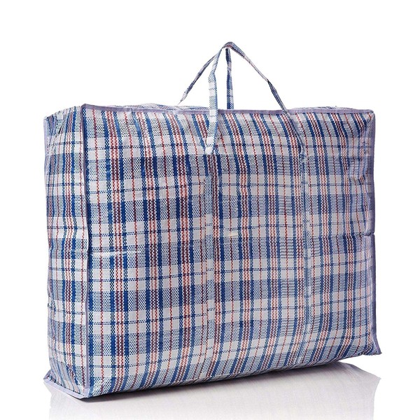 New Quality Strong Jumbo Storage Laundry zipped bag Reusable Size XL Extra Large: 100 x 60 x 30 cm / 40" x 24" x 12" (L x H x W), ZIP-LAUNDRY-BAG