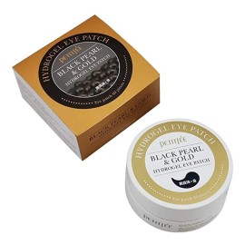 Petitfee Hydrogel Eye Patch Parches Contorno Ojos Black Pearl Antiarrugas