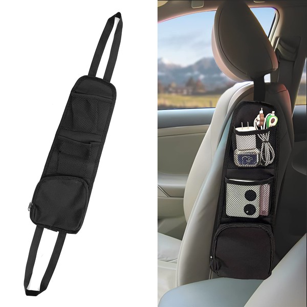 QUICTO QUICTO Car Seat Storage Hanging Bag, Multi-Pocket Seat Side