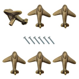 ZH-ZHENGHENG 6 Pack Airplane Drawer Knobs¡êUnique Cabinet Knobs for Cabinets and Drawers, Decorative Drawer Pulls and Knobs