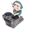 Electronic Dancing Piglet Toy DJ Style Automatic Rotating Disc Light