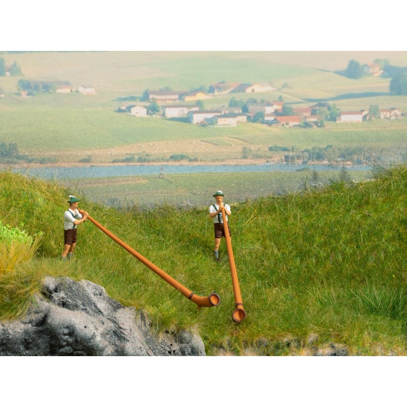 NOCH® H0 Figures Alphorn Blower Sound Scene H0 1:87 for