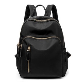 LASTOS Women's Backpack, Lightweight, Small, Waterproof, Outdoor, School, Casual, Black