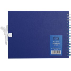 Maruman Sketchbook F0 Art Spiral Drawing Paper, Thick, Blue, 24 Sheets S310-02