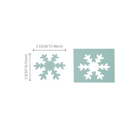 Bira 2 15/16" inch Snowflake Punch, Christmas Punch, Lever Action Craft Punch for Paper Crafting Scrapbooking Cards Arts DIY Project