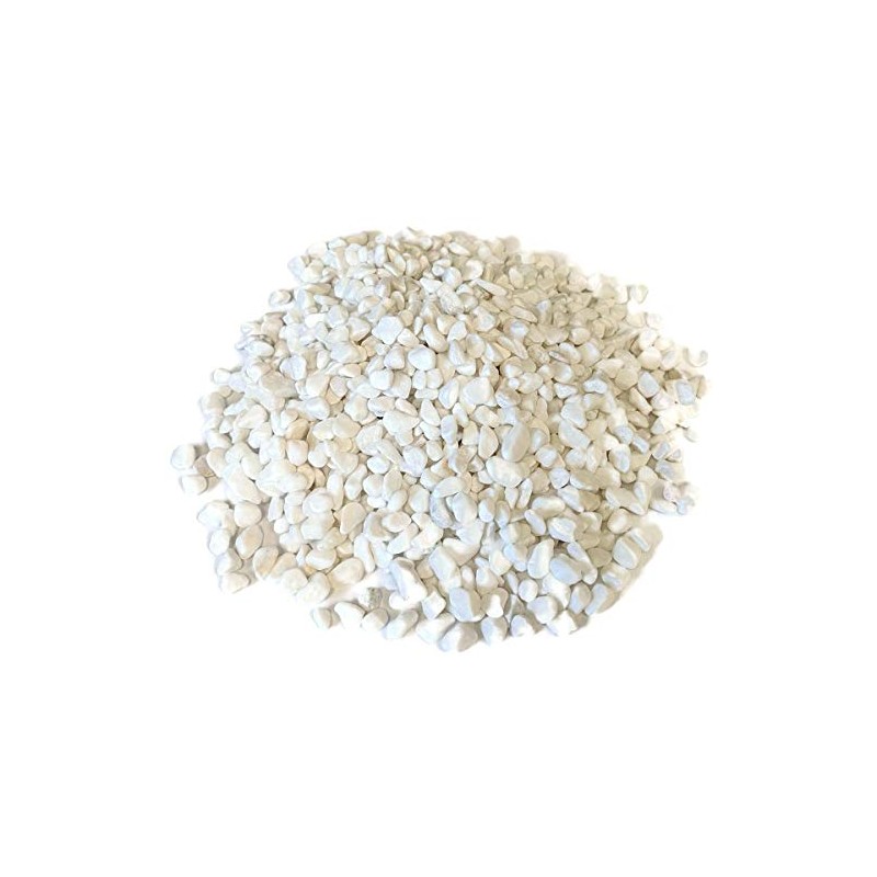 Midwest Hearth Decorative White Bean Pebbles 1/5" Size (2-lb Bag)