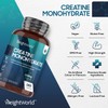 Creatine Monohydrate Tablets 3000mg - 180 Creatine Tablets - Gym