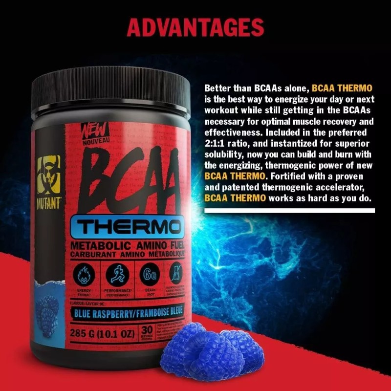 Mutant BCAA Thermo, Tropical Punch (30 serve)