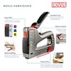 Novus J-29 Hand Stapler with Metal Housing / Unloading Mechanism