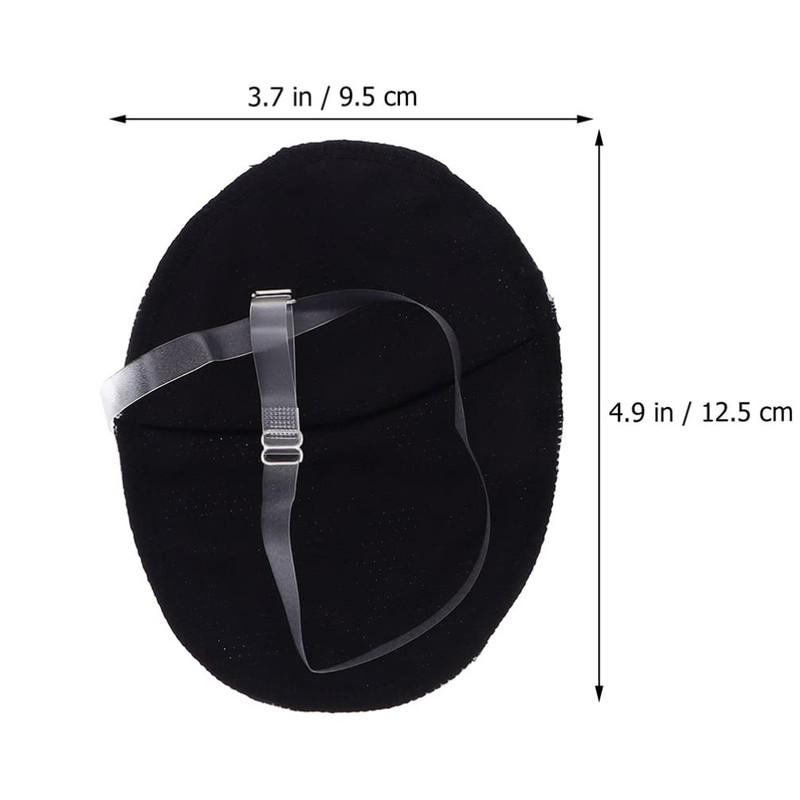 FOMIYES Armpit Sweat Pads Reusable 2 Pairs Portable Underarm Pads