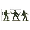 Dondor Enterprises Plastic Classic Assorted Toy Soldiers, 144 Toy Soldier
