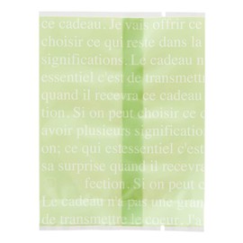 Heads FRG-OG7 French Frost Clear Bags (Green) - 7 (100 Sheets) Green W 3.1 x H 4.1 inches (80 x 105 mm) Set of 100