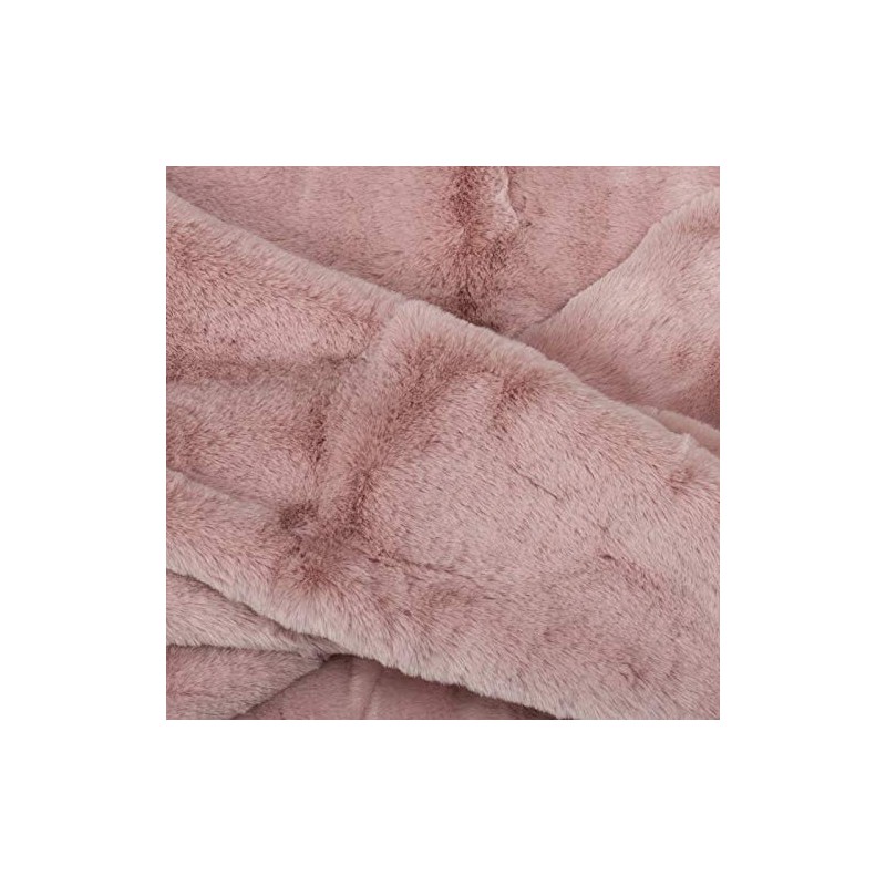 Caspar SC480 Warm Elegant Women's Winter Fur Loop Scarf, antique