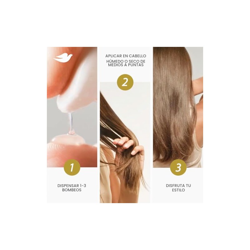 Dove Suero Bond Strength Para Cabello Químicamente Dañado Con Tecnología