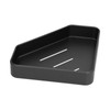 Black Corner Shower Caddy Aluminium Alloy for Bathroom Toilet Kitchen