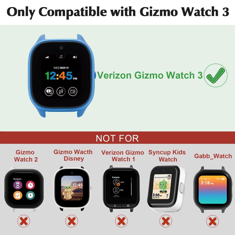 Kuaguozhe [2-Pack Compatible for Gizmo Watch 3 Screen Protector for