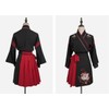 Lady Lazy Taisho Roman Hakama Set, Short, Shrine Maiden, Yukata,