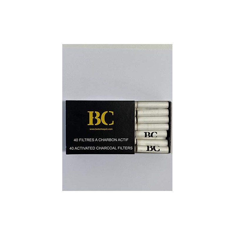 Bub Choquin BC 9mm Charcoal Filter, 40 Count BC-F-9/40