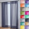 John Aird Lucy Voile Curtains - Slot Top - Pair