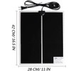 PeSandy Reptile Heating Pad with Temperature Adjustment, 110V Non-Adhesive Heat