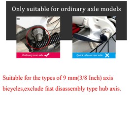 YehVeh 4 Pack Bike Pegs Bicycle Rear Footrest Pedals Mini 6CM/2.36'' Axle Anti-Skid Aluminum Feet Rest Stands for BMX Mountain Bike Kids Rear Seat Cycling Fit 9MM/ 3/8 Inch Axis