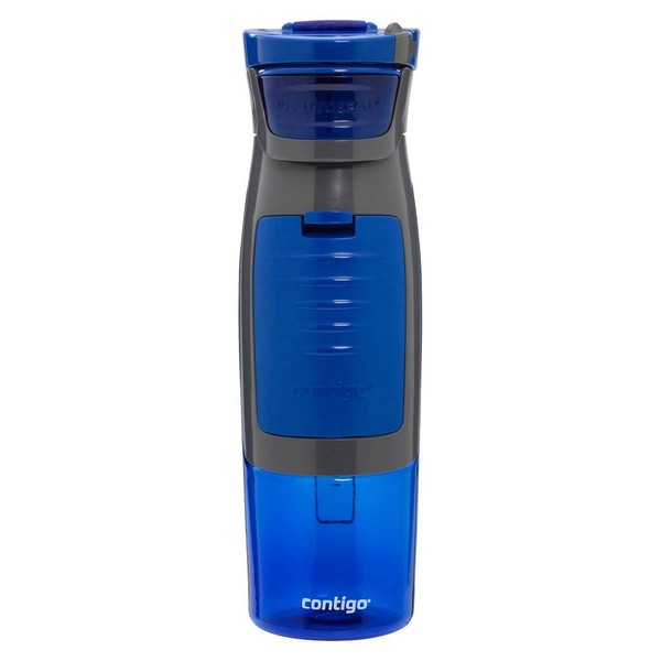 Contigo AUTOSEAL Kangaroo Reusable Water Bottle with Storage Compartment, 24oz,