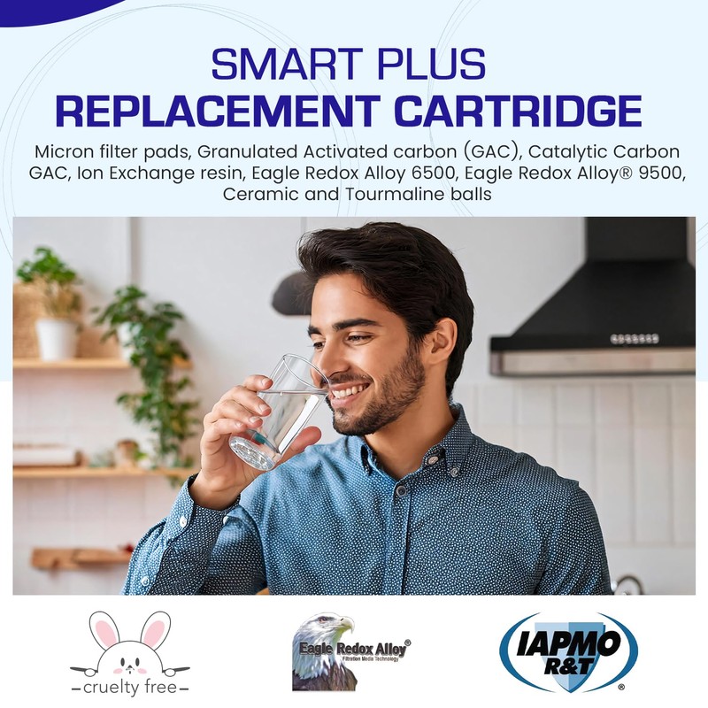 Crystal Quest SMART Replacement Filter | 2-7/8" x 9-3/4" Cartridge