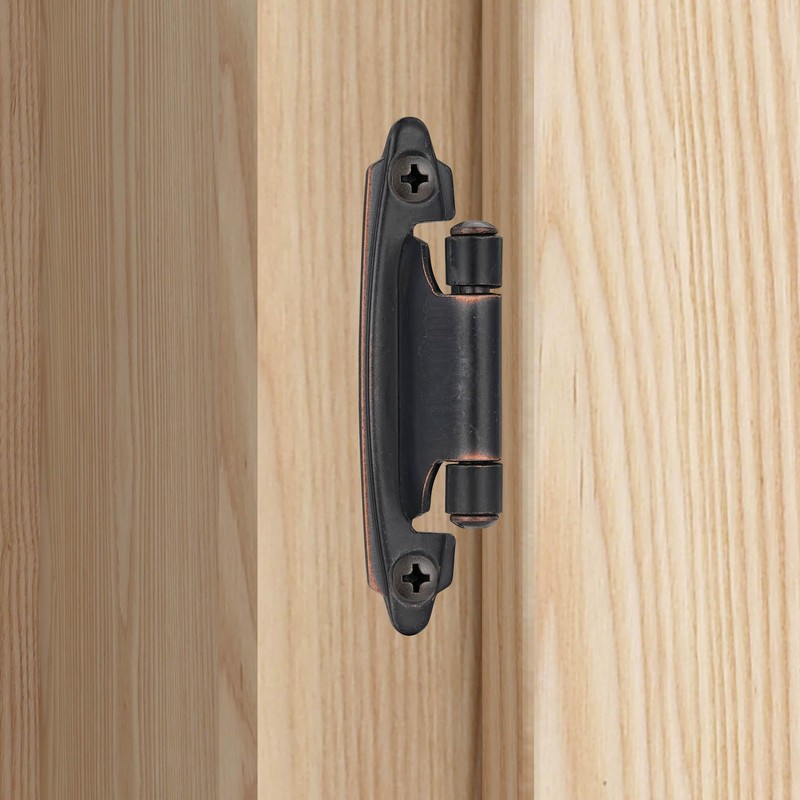 Vallecloud 4 Pack (2 Pair) 3/8" Inset Oil Rubbed Bronze