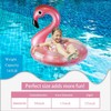 Inflatable Flamingo Swimming Ring, Glitter Pink Swimming Ring, Air Mattress,