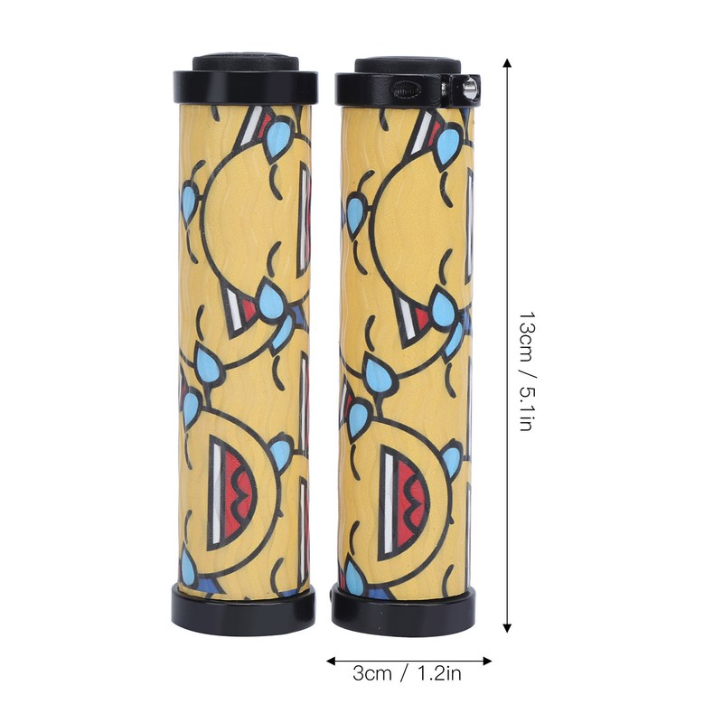 Handlebar Grips Fashionable Pattern Comfortable Cycling Equipment for Mountain BikesC