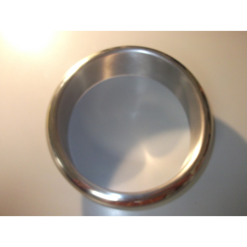 Grommet 6" x 2" Stainless Steel Scrap Chute NSF