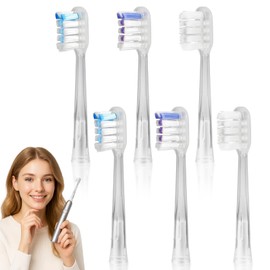 6er-Pack Zahnbürstenkopf Für Laifen, Lächen Ersatzbürsten für Erwachsene, Ersatzzahnbürstenköpfe kompatibel mit der Elektrischen Zahnbürste von Laifen