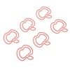 100pcs Fruit Paper Clips Cute Bookmark Pare Clips Portable Funny