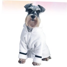 Ipetboom Animal Hood Towel High Pets Cat for Medium - and Warm Clothes Pet Hood/Belt Towels Hooded Pajamas Quick-Drying Nightgown Small Size Hoodie Large with Dogs Quick Robe Drying Coat