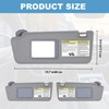 PHATRIP Left Driver & Right Passenger Side Sun Visor Compatible