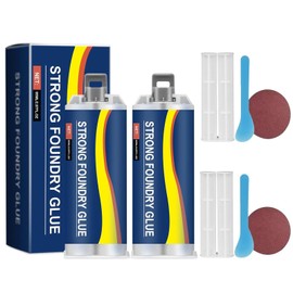 Strong Foundry Glue, Metal Repair Glue, High Temperature Resistant Casting Repair, Premium Liquid Welding Filler for Metal Defects and Repairs (85ml,2Pcs)
