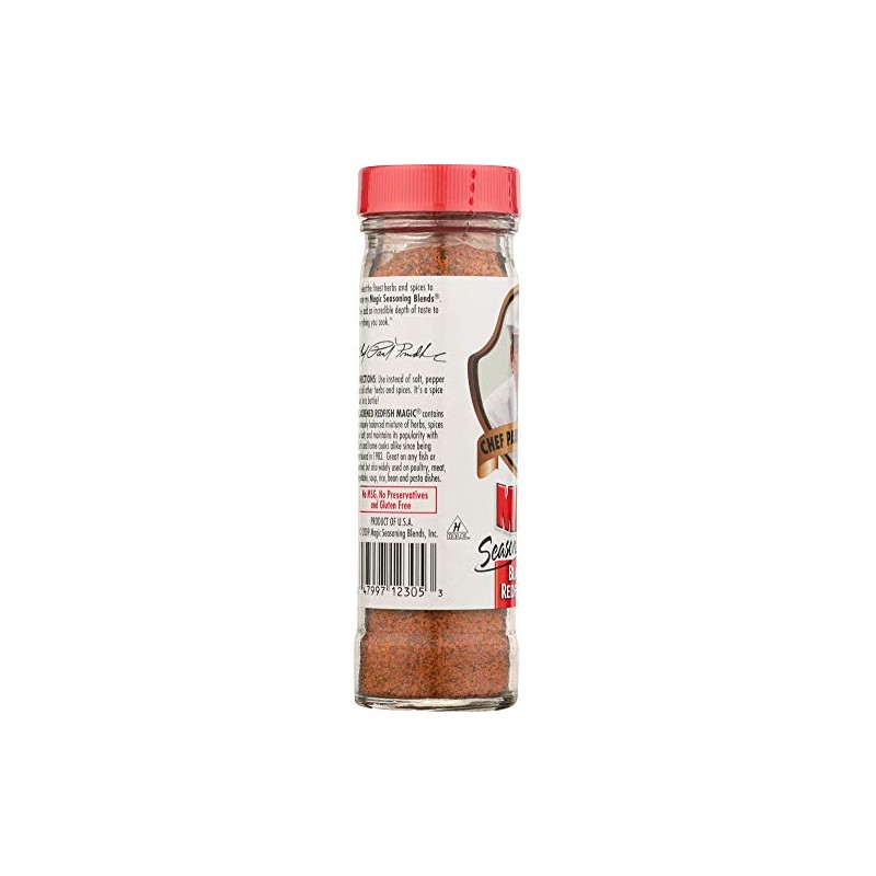Chef Paul Blackened Redfish Magic Seasoning, 2 oz