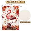 Welcome Fall Flamingo Football Garden Flag For Outside 12x18 Double