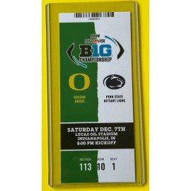 2024 BIG TEN Championship Replica 12/7 Ticket Stub - PENN STATE vs OREGON Ducks
