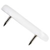 Adsamm® 4 x Plastic Gliders with 2 Nails / White