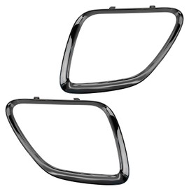 Grille Frame Trim Chrome Front Upper Left & Right Pair Set Compatible with 05-09 Pontiac G6