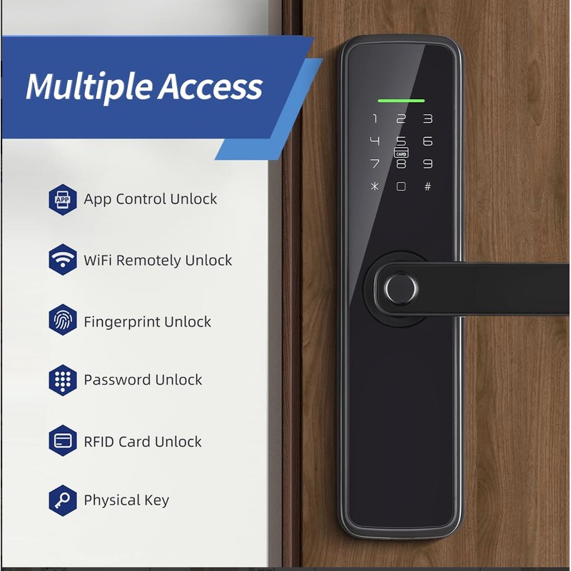 Sophies Fingerprint Door Lock Smart Deadbolt Keyless Entry Electronic Digital