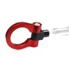iJDMTOY Red Track Racing Style Tow Hook Ring Compatible With