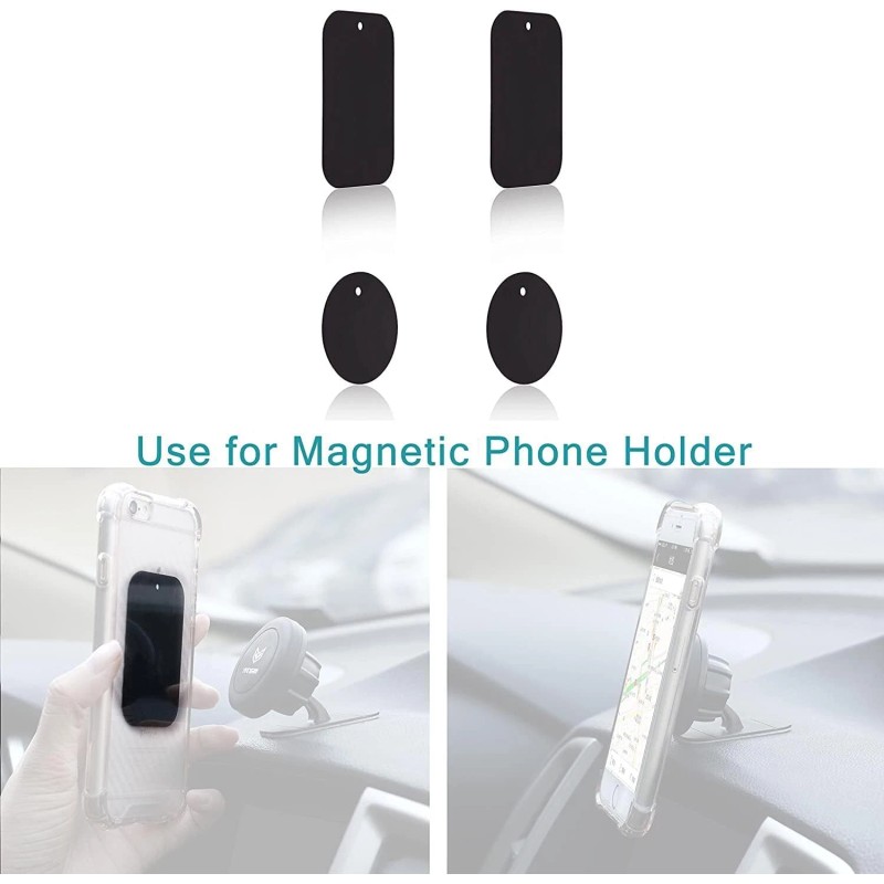 Universal Metal Plates Adhesive Sticker Replace For Magnetic Car Mount
